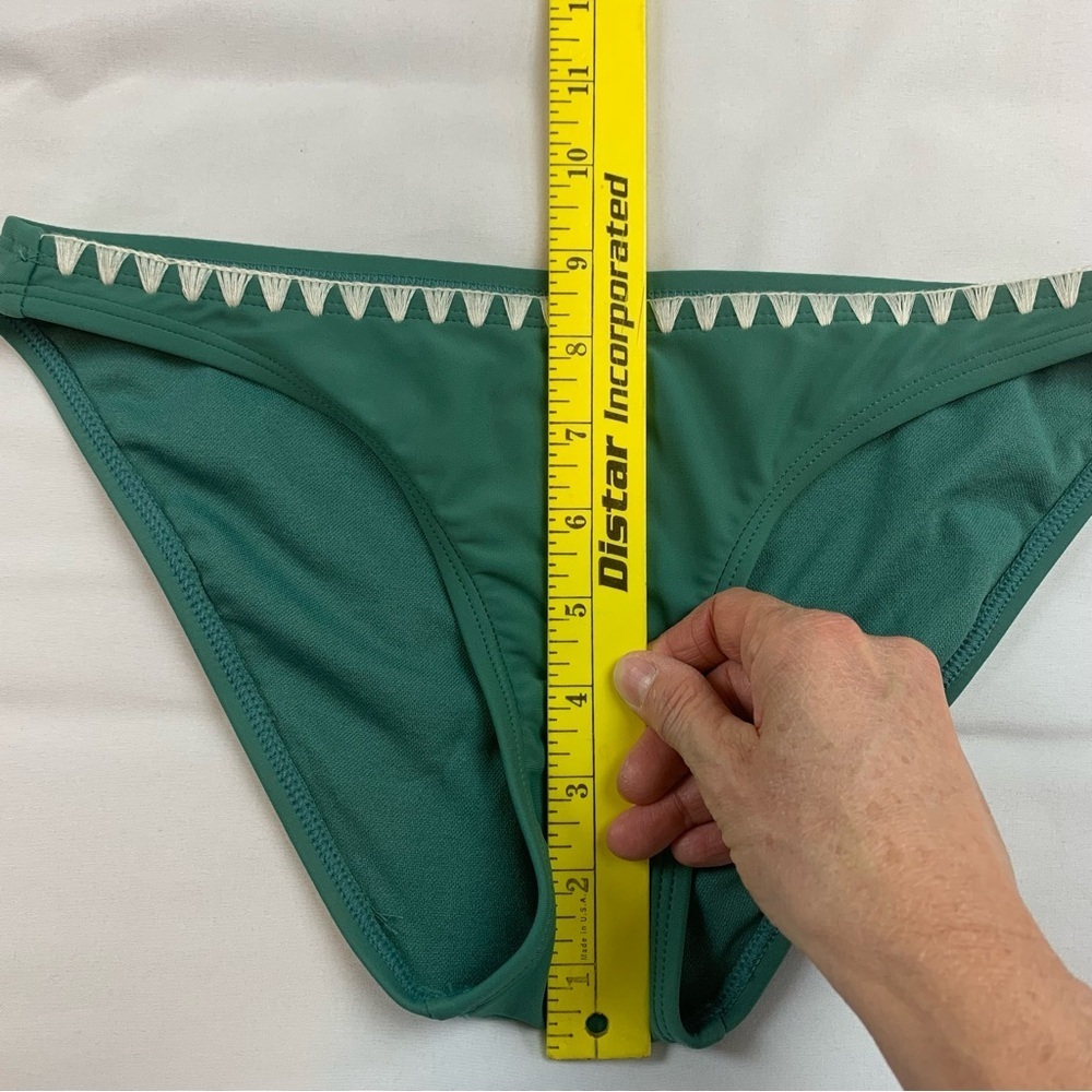 Xhilaration Green Bikini Set with White Trim Accents- S/M - Picture 11 of 12